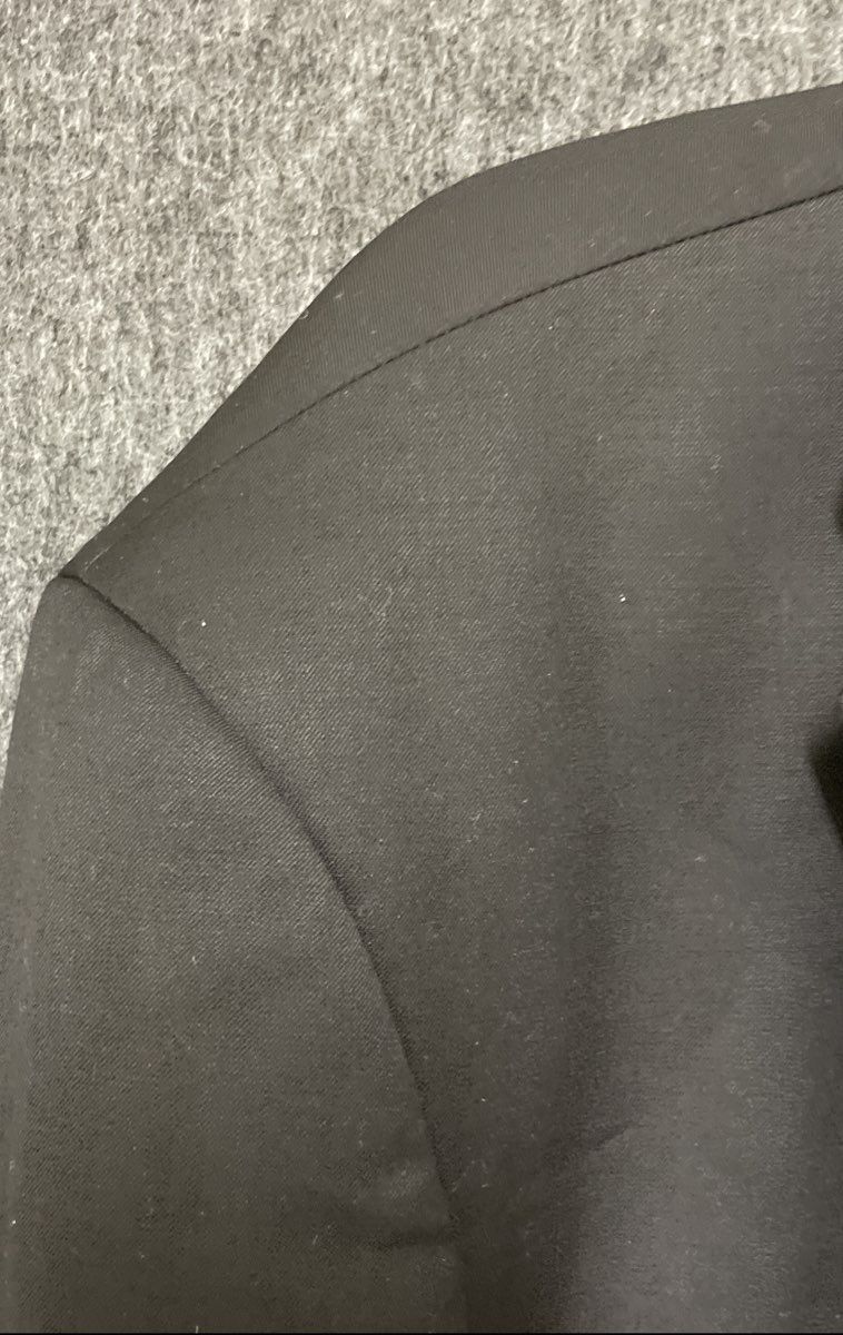 Stafford Men's Black 100% Wool Performance 2-Button Blazer Sport Coat Sz 52 R