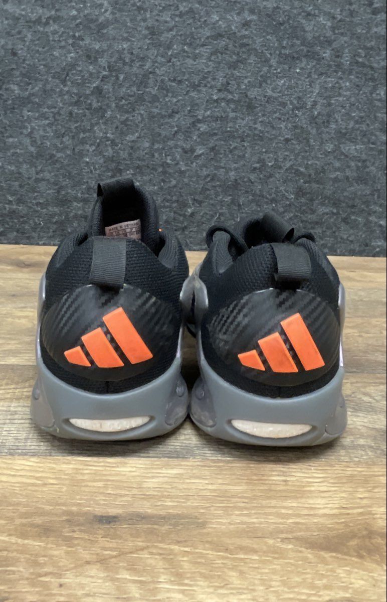 Adidas AE 1 Low Mural Metallic Silver Solar Orange Basketball Shoes Size 5.5