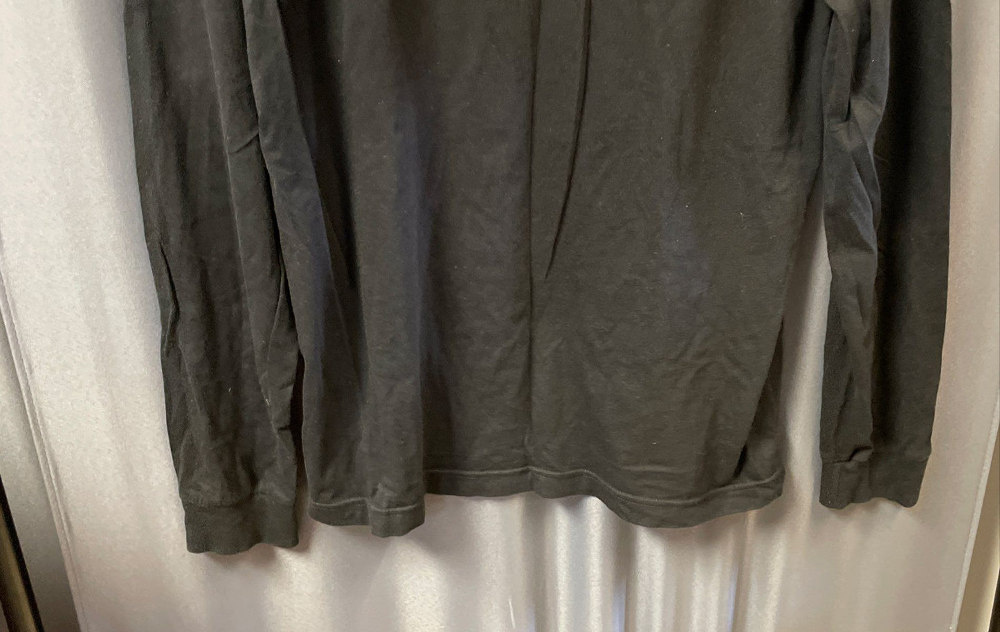 Adidas Men's Black Nite Jogger Cartoon Graphic Long Sleeve T-Shirt Size L