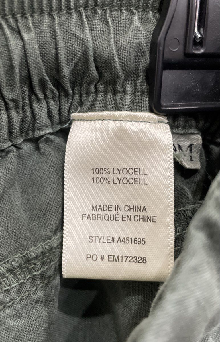 Side Stitch Los Angeles Women's Green Lyocell Jogger Pants Sz PM
