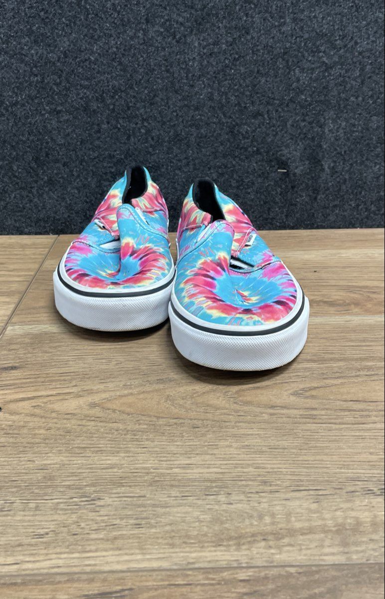 Vans Classic Slip-On Tie-Dye Multi-Color Sneakers Women's Size 8