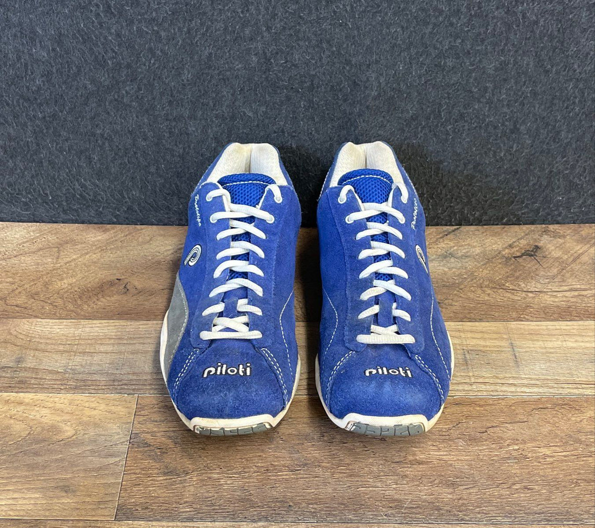 Piloti Prototipo Blue Suede Leather Driving Shoes Sneakers Men's Size 6 EU 38