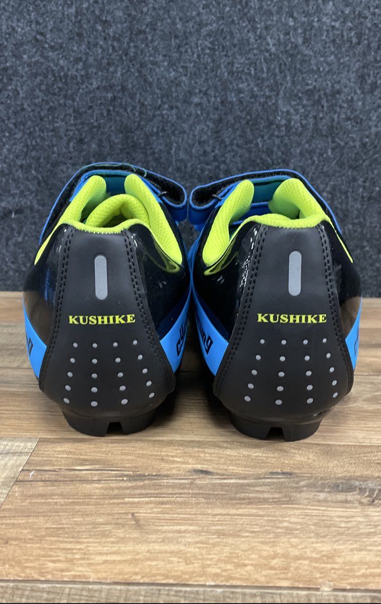 Kushike Sport Blue Black Neon Men's MTB Cycling Shoes Size EU 47