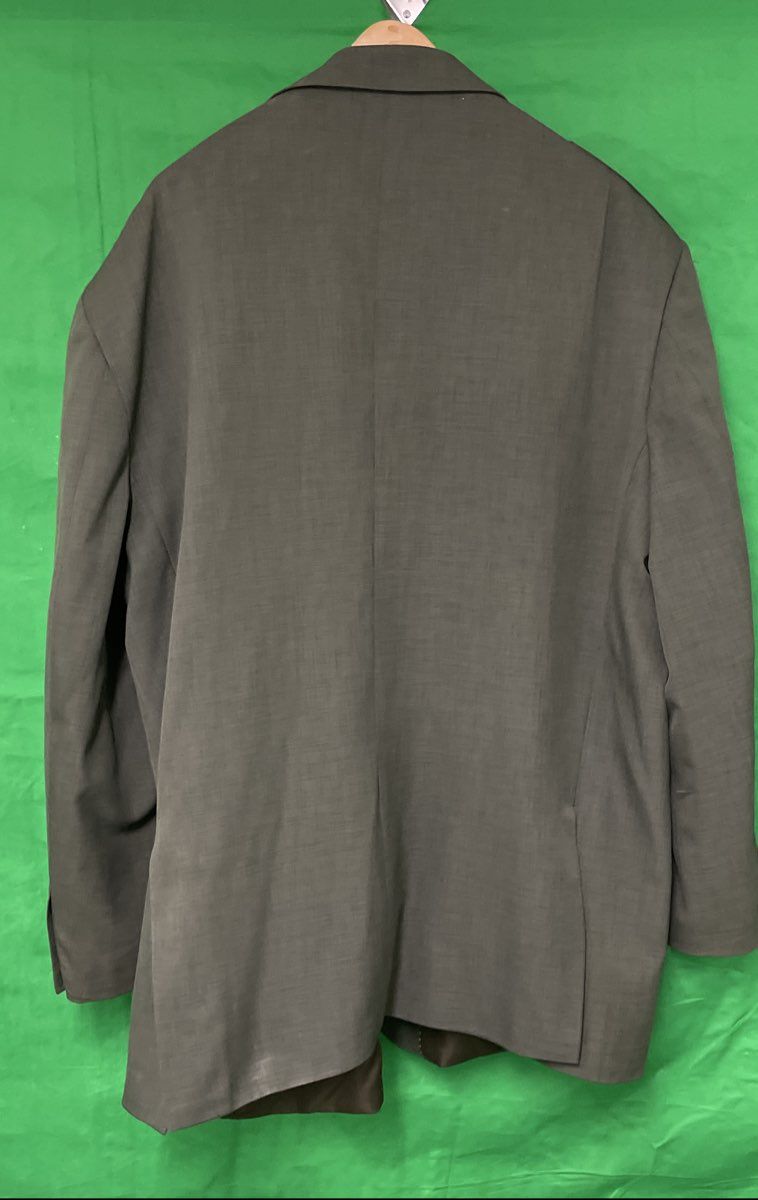 Zacchi Men's Olive Green Military Style Sport Coat Blazer Epaulets Sz 50R
