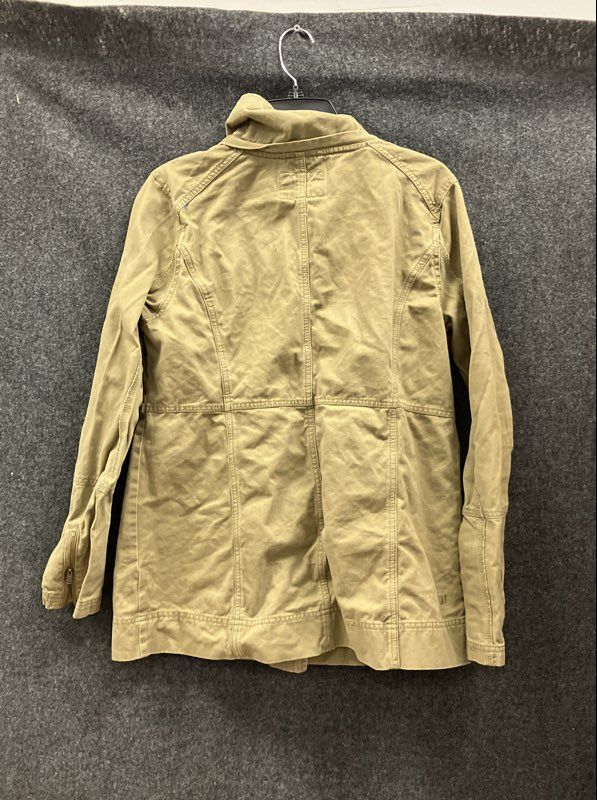 Hurley Women's Olive Green Military Utility Field Jacket Cotton Sz M