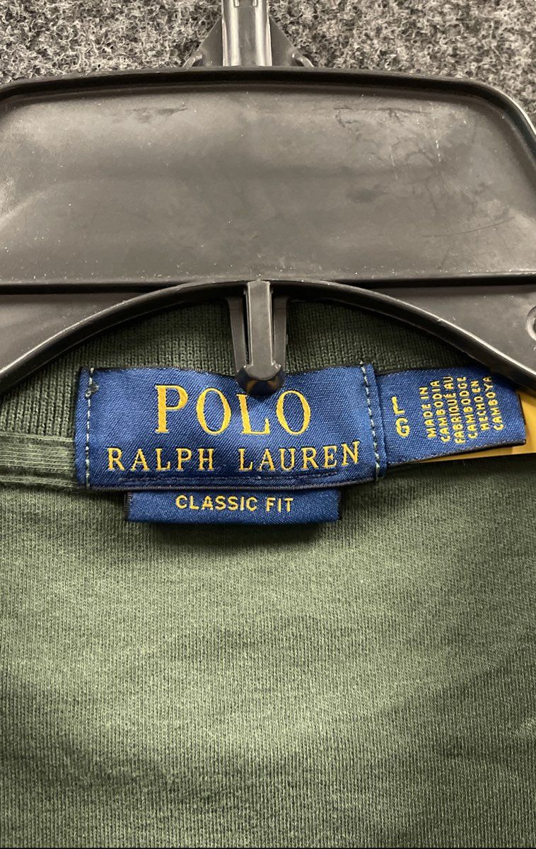 Polo Ralph Lauren Men's Green Short Sleeve Classic Fit Polo Shirt Sz L