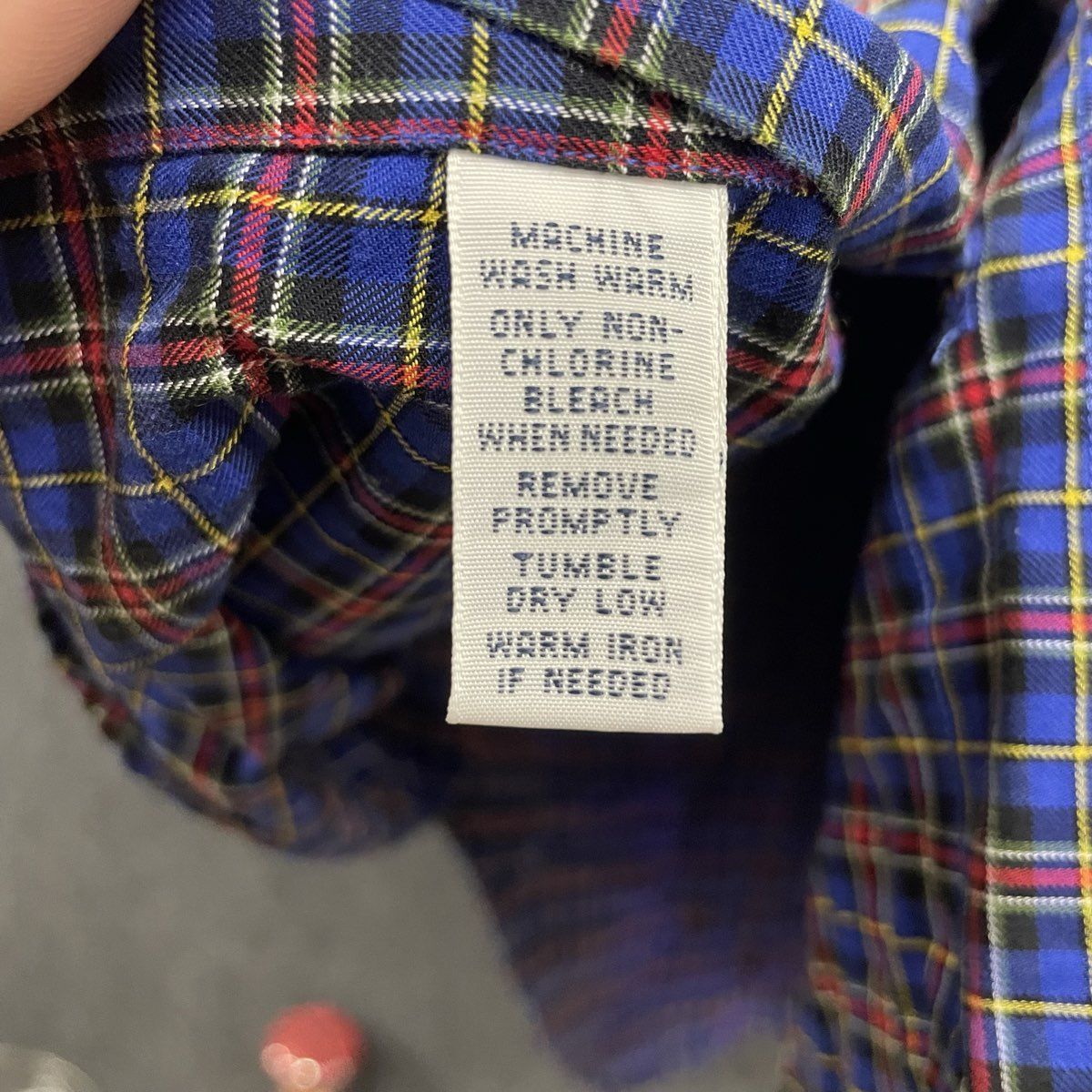 Polo Ralph Lauren Men's Blue Plaid Long Sleeve Button Down Shirt Classic Fit L