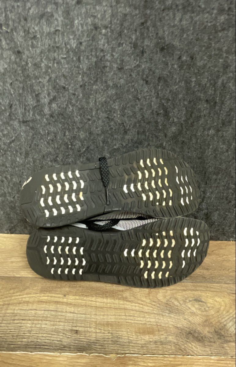 Reebok Nano X1 White Black Grey Knit Women's Training Shoes Size 8.5