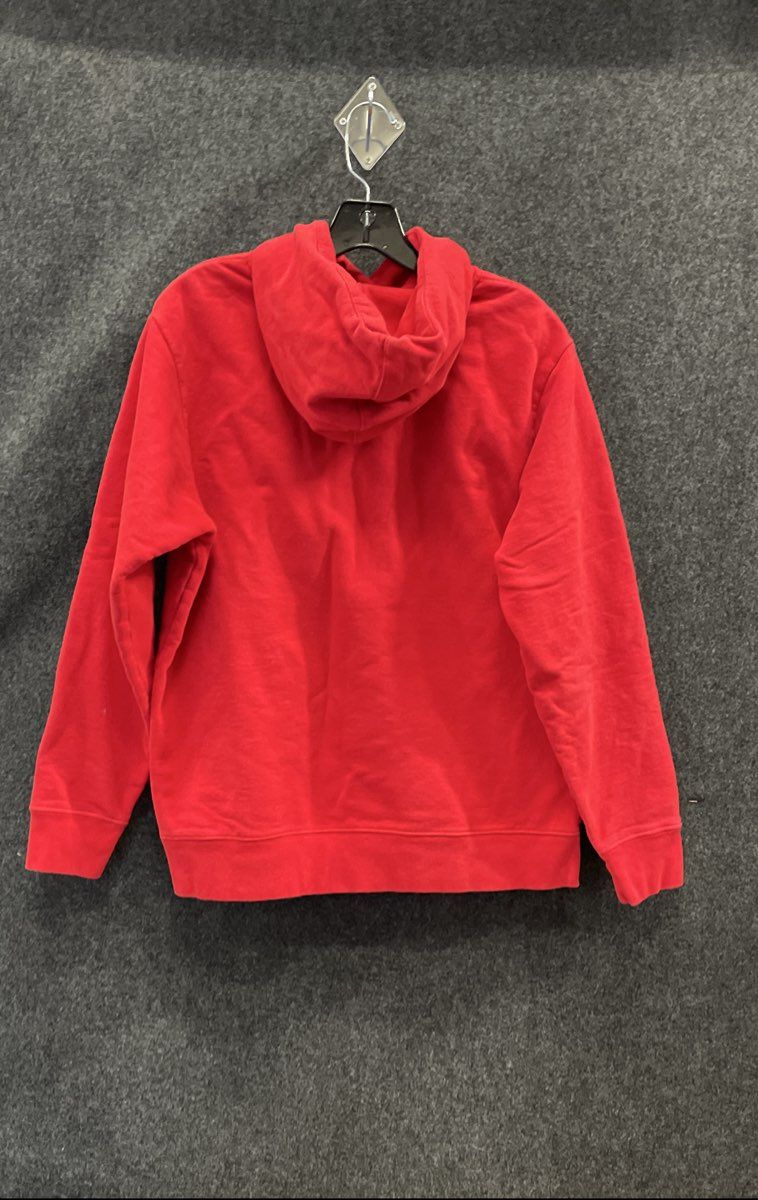 The North Face Men's Red Half Dome Logo Pullover Hoodie Sweatshirt Sz L