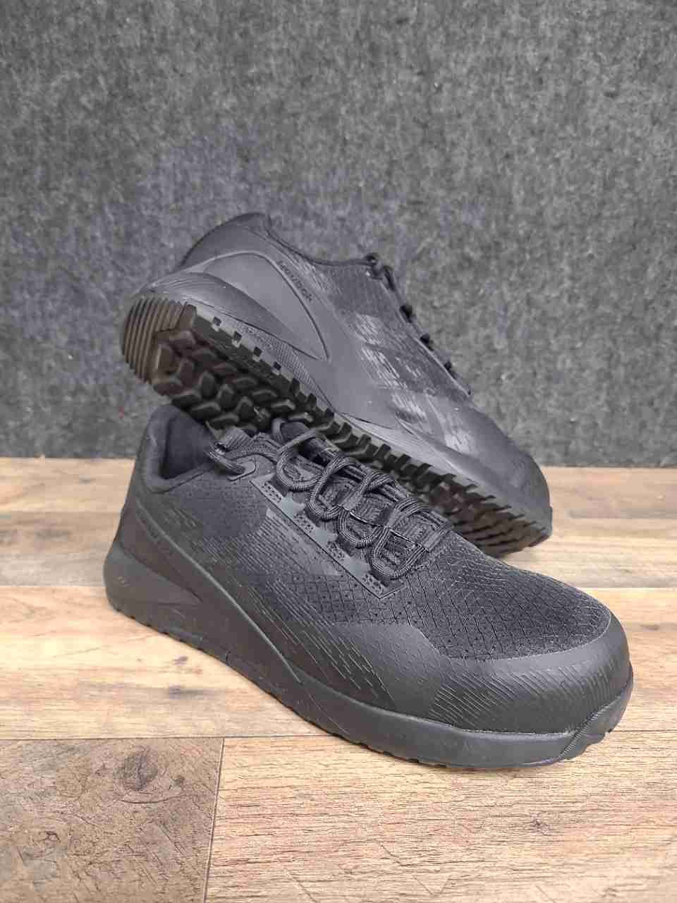 Reebok Nano X1 Adventure Work Steel Toe Black Women's Sneakers Size 8.5