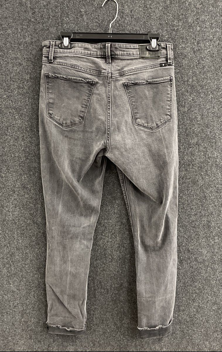 Lucky Brand Women's Bridgette Skinny Jeans Grey High Rise Distressed Sz 6/28
