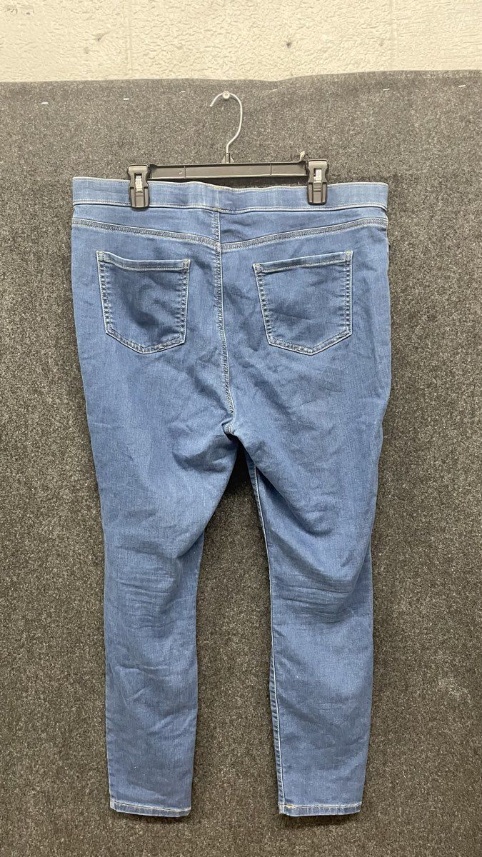 Simply Vera Vera Wang Women's Denim Leggings Blue Pull On Jeggings Size XL