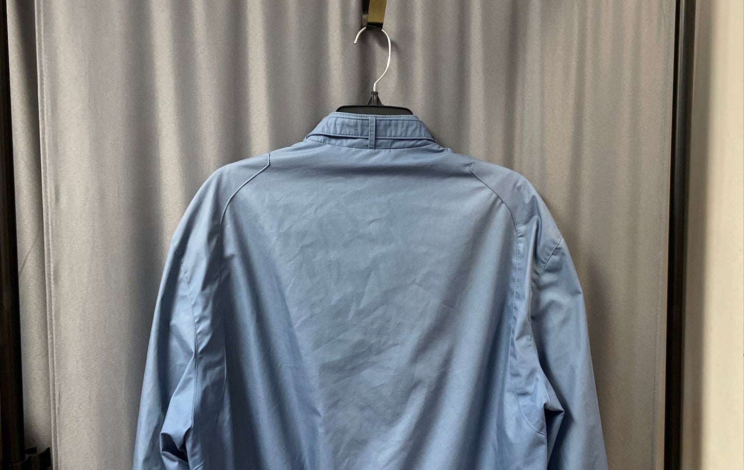Vintage 80s 90s Members Only Iconic Racer Jacket Light Blue Sz 42