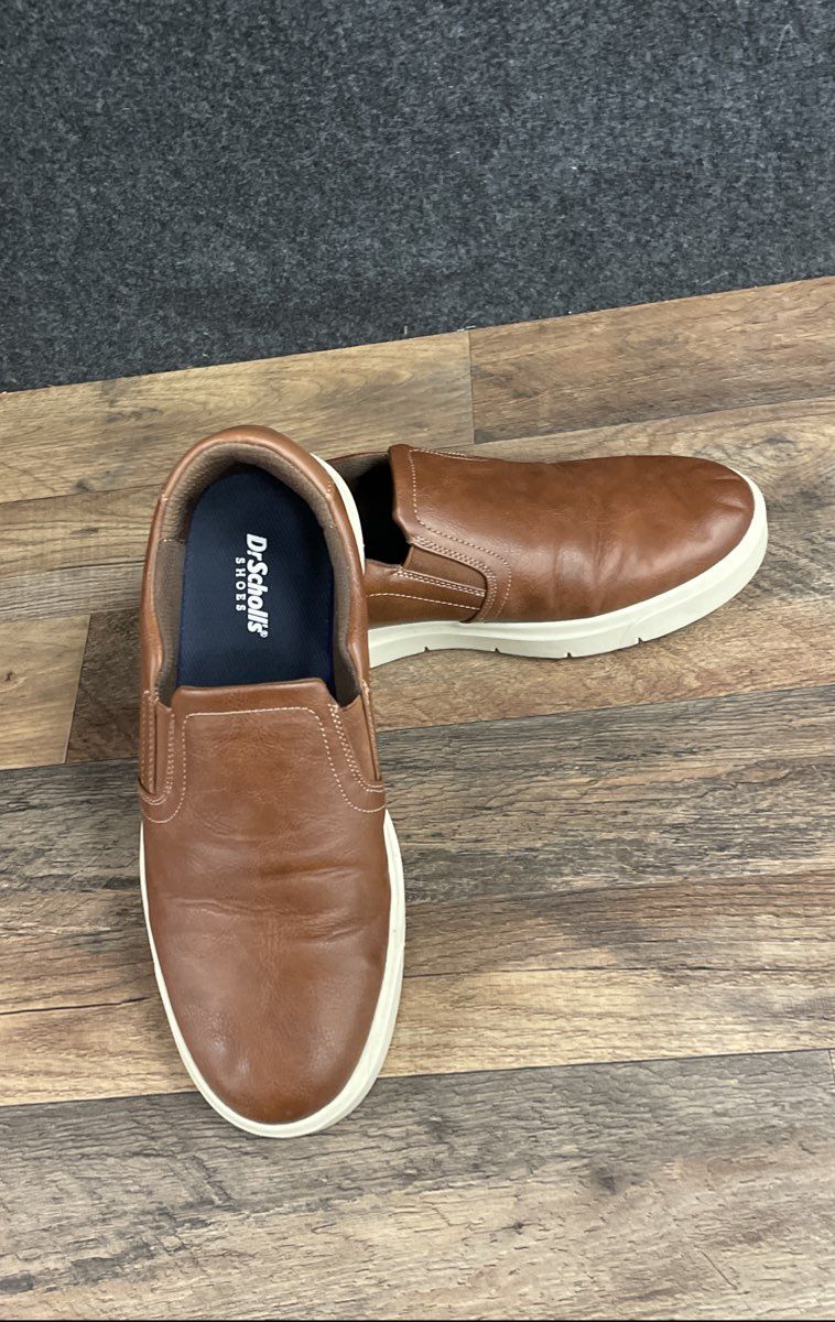 Dr. Scholl's Madison CFX Cognac Brown Slip On Sneakers Men's Size 11W