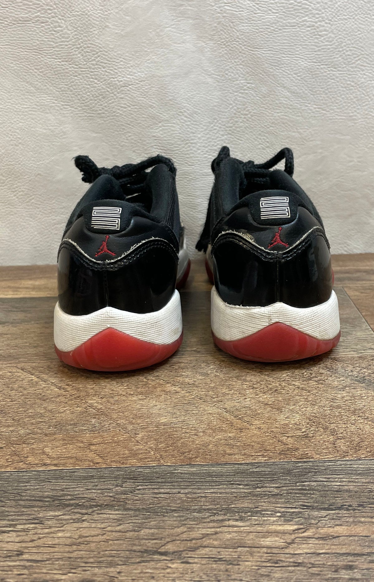 Nike Air Jordan 11 Retro Low Bred Black True Red 2024 Youth Size 4.5Y