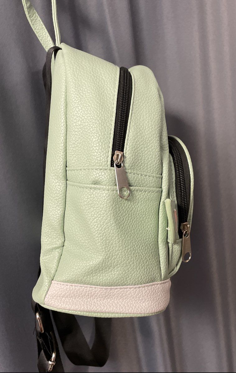 Star Wars The Child Grogu Baby Yoda Mini Backpack Faux Leather Mint Green