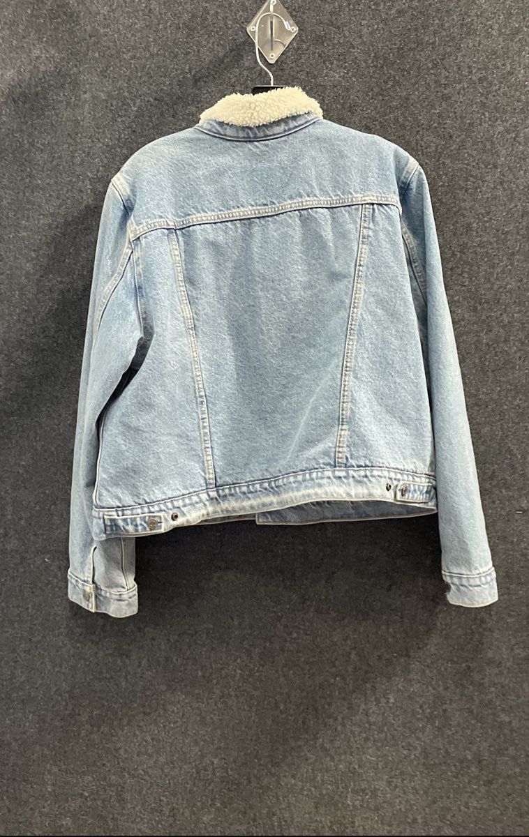 Levi's Women's Light Wash Sherpa Lined Denim Trucker Jacket Sz XL