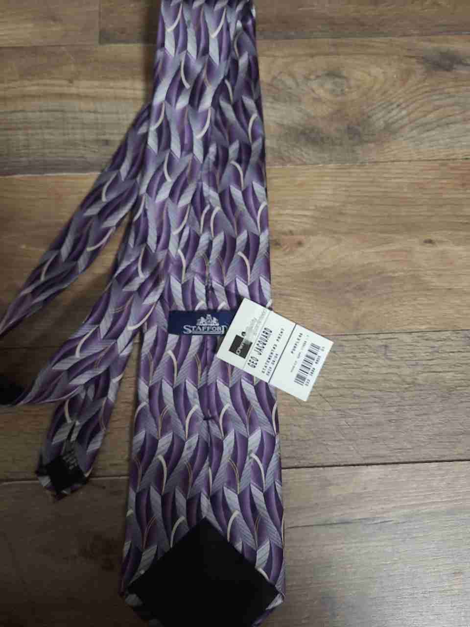 Van Heusen Pierre Cardin Stafford Men's Neck Tie Lot of 3 NWT Geometric Striped