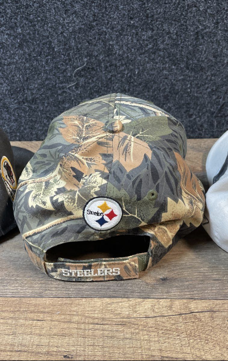 Lot 4 NFL Hats Reebok Pittsburgh Steelers Super Bowl XL New Era One Size