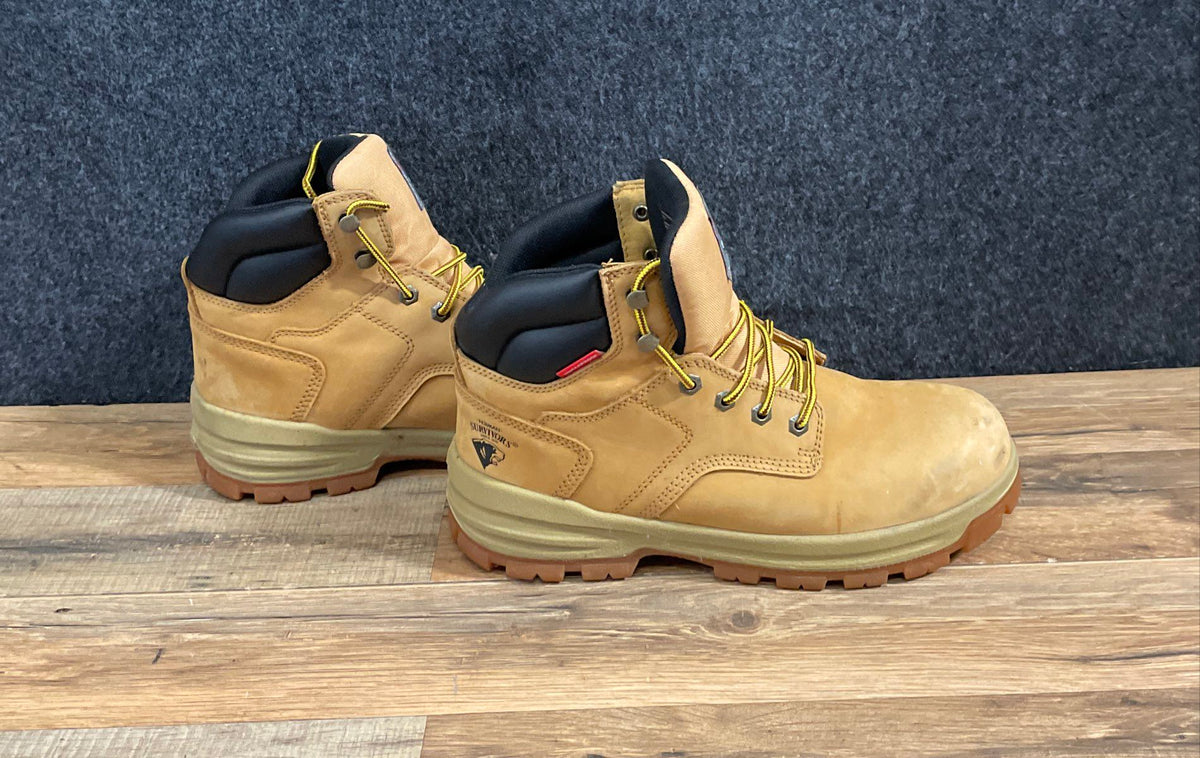 Herman Survivor Waterproof Wheat Leather Work Boots Men's Size 10