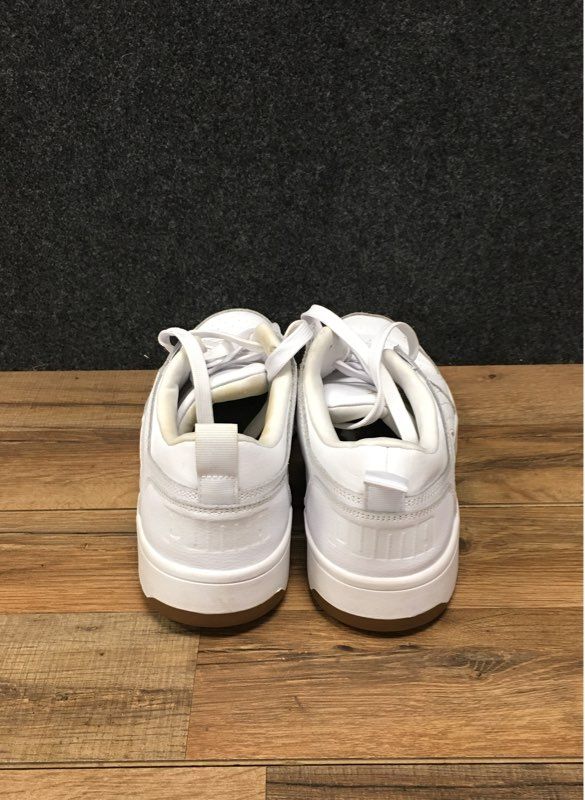 Puma Rebound LayUp Low White Gum Basketball Lifestyle Sneakers Men's Size 13
