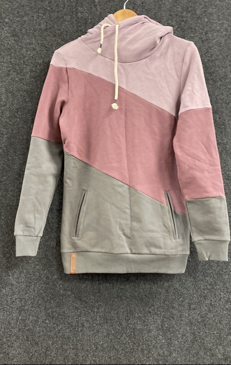Ampersand Avenue Women's Past Curfew Colorblock Hoodie NWT Sz S