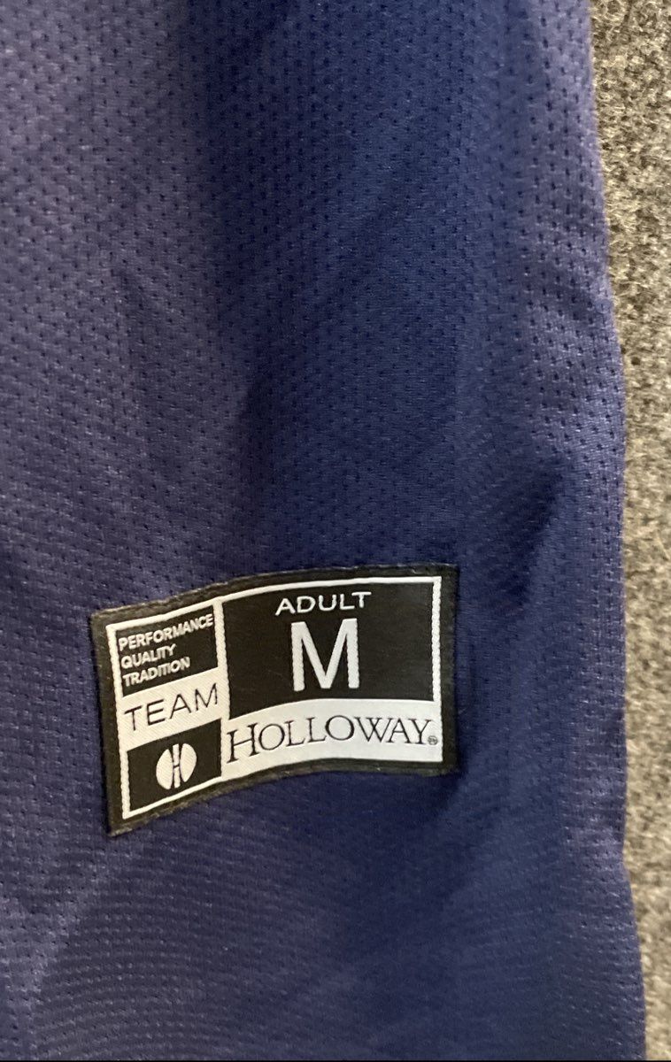 Holloway Men's Cannons #35 Baseball Jersey Navy Blue Mesh Team Sports Sz M