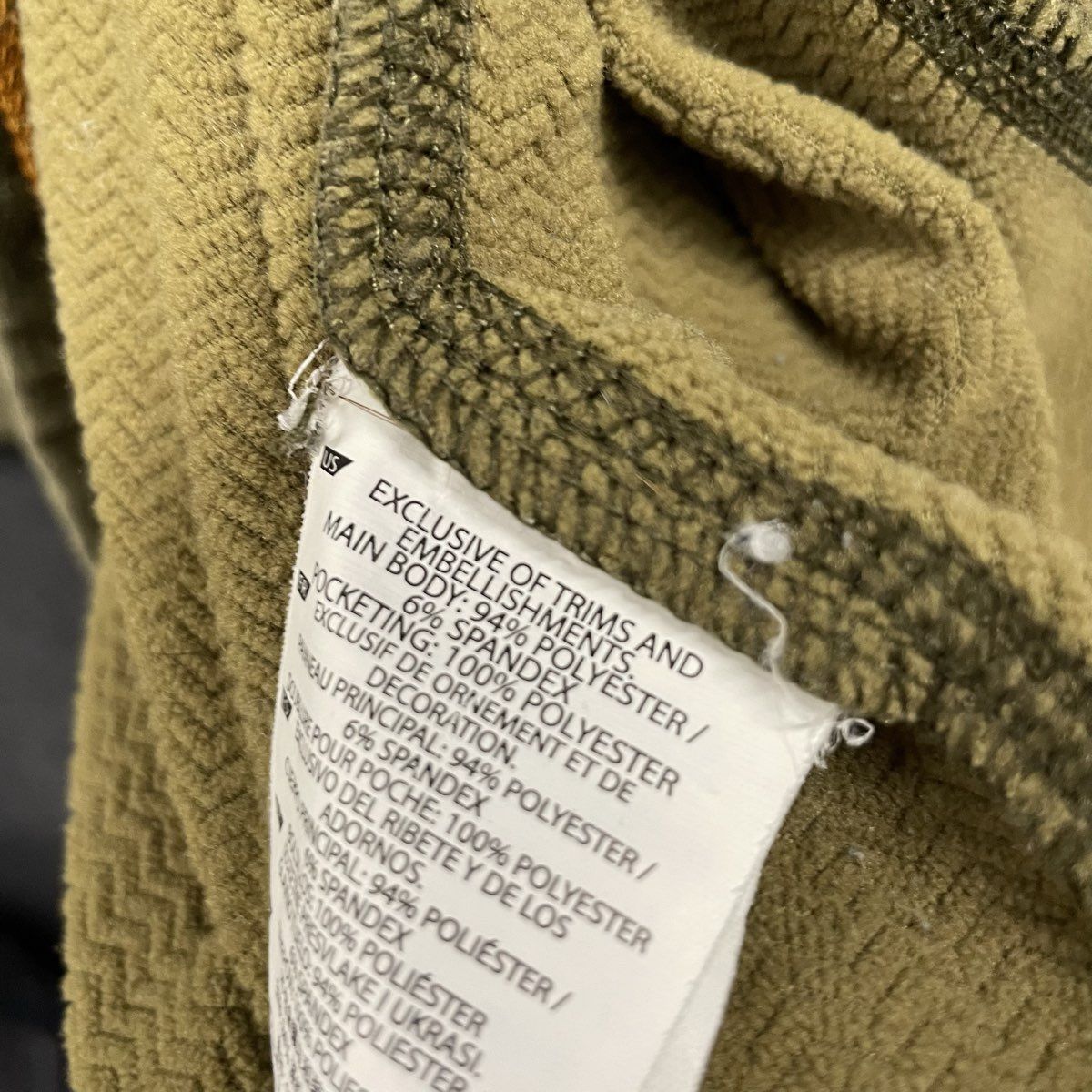 5.11 Tactical Men's Green 1/4 Zip Recon Grid Fleece Pullover Jacket Sz L