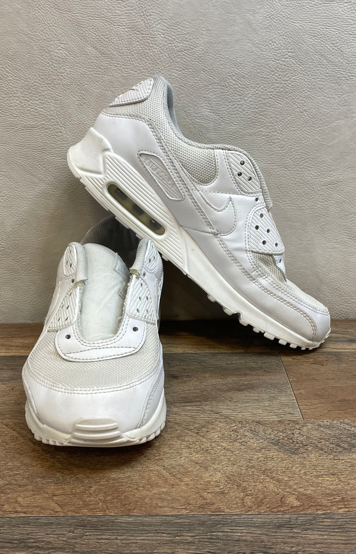 Nike Air Max 90 Triple White CN8490-100 Men's Sneakers Size 10.5