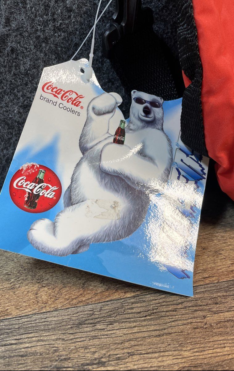 Coca Cola Insulated Cooler Bag Vintage 1998 Polar Bear Red E.K. Sport NWT