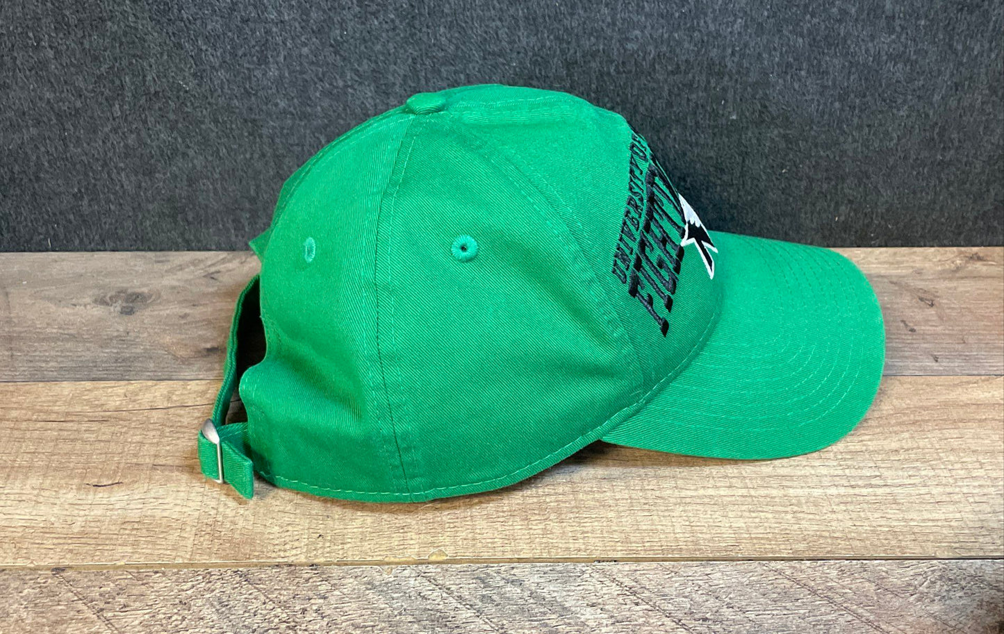 New Era UND Fighting Hawks 9Twenty Green Adjustable Strapback Hat OSFM