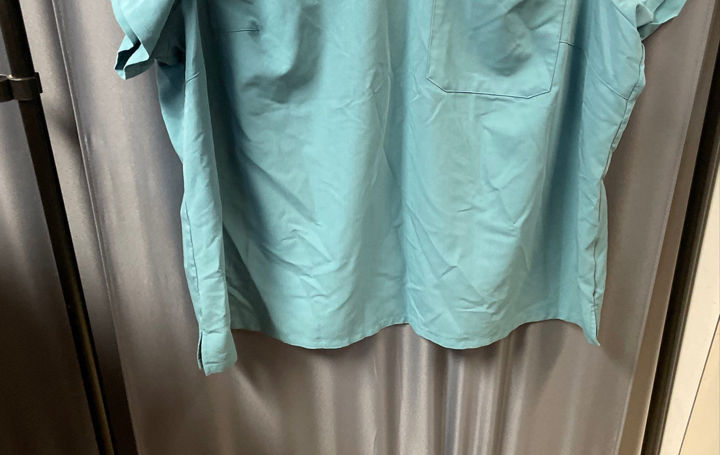 Figs Women's Teal Technical Collection Scrub Set V-Neck HW Yola Pants Sz 5XL