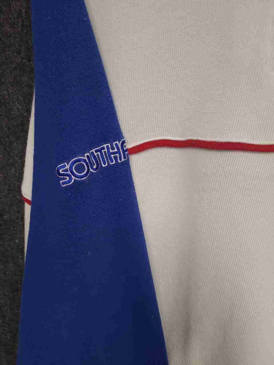 Vintage 90s South Pole Y2K Streetwear 1/4 Zip Embroidered Pullover Sz L