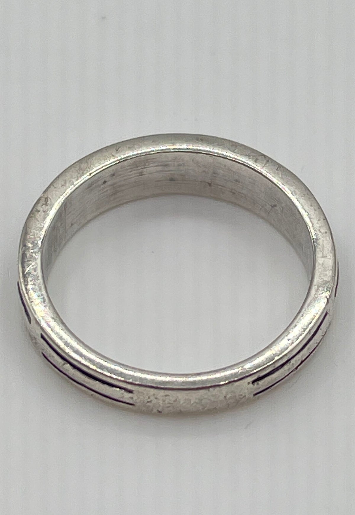 925 Sterling Silver Biblical Verse 1 Thessalonians 4:3-4 Ring 2.6g