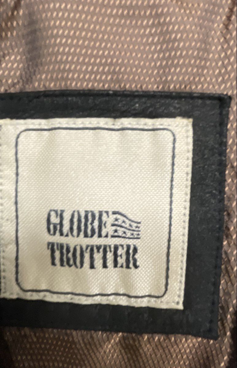 Globe Trotter Men's Black Leather Three Button Car Coat Jacket Sz 54