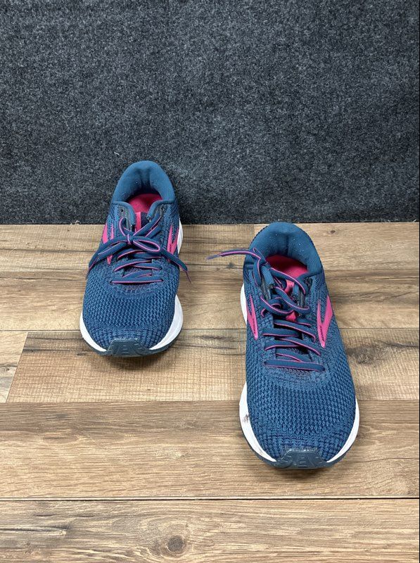 Brooks Revel 3 Navy Blue Pink Women's Running Shoes Size 9