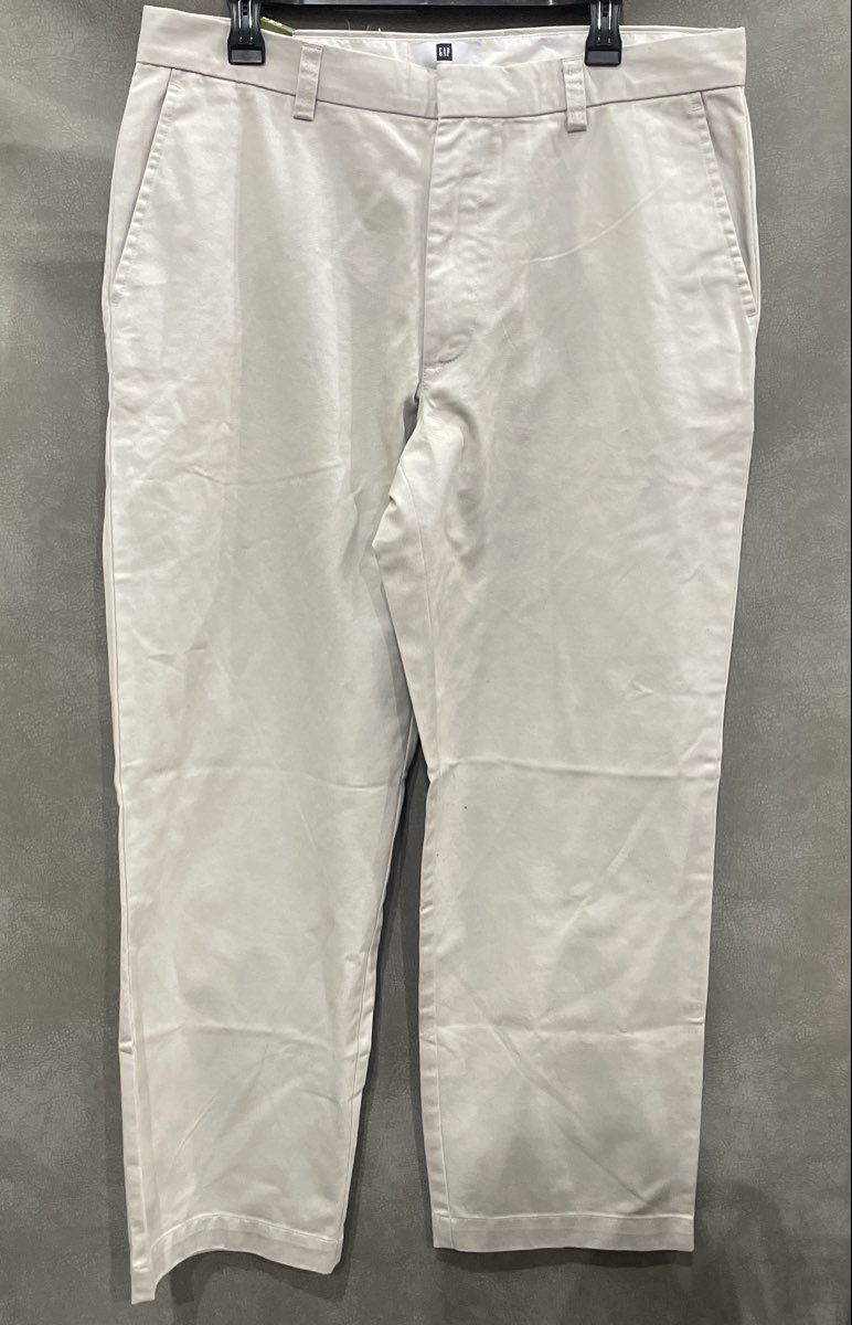 GAP Men's Stress Free Khaki Chino Pants Stain Resistant 100% Cotton 36x30 NWT