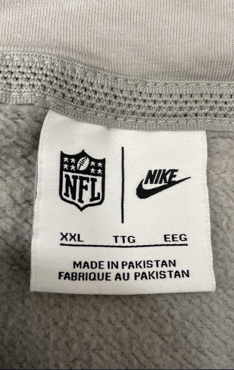 Nike Men's Green Bay Packers Gray Green Colorblock Pullover Hoodie Size XXL