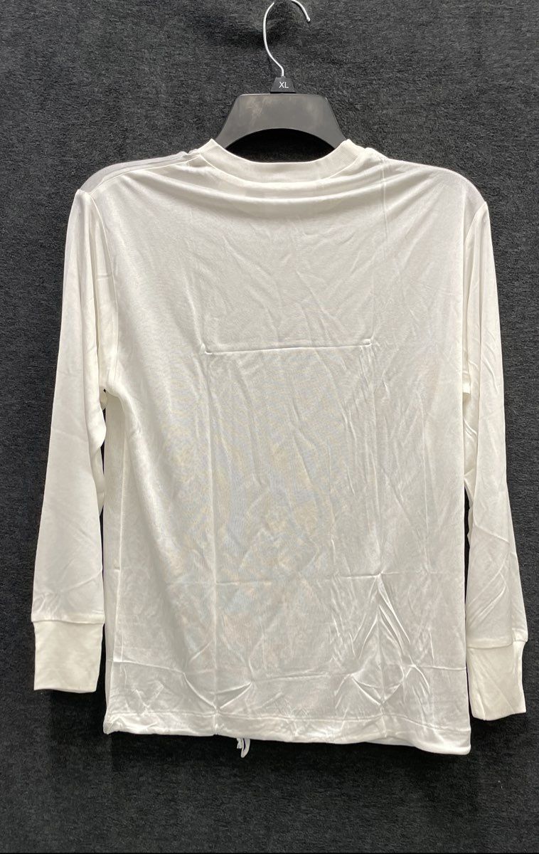 Vintage 90s SportSilks 100% Imperial Silk Long Sleeve Shirt Made in China Sz M