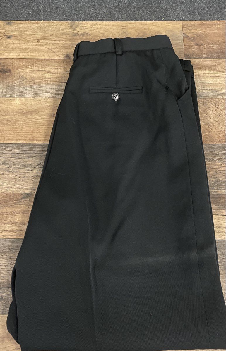 Jones New York Women's Vintage 90s Black Pleated Wool Trouser Pants Sz 10