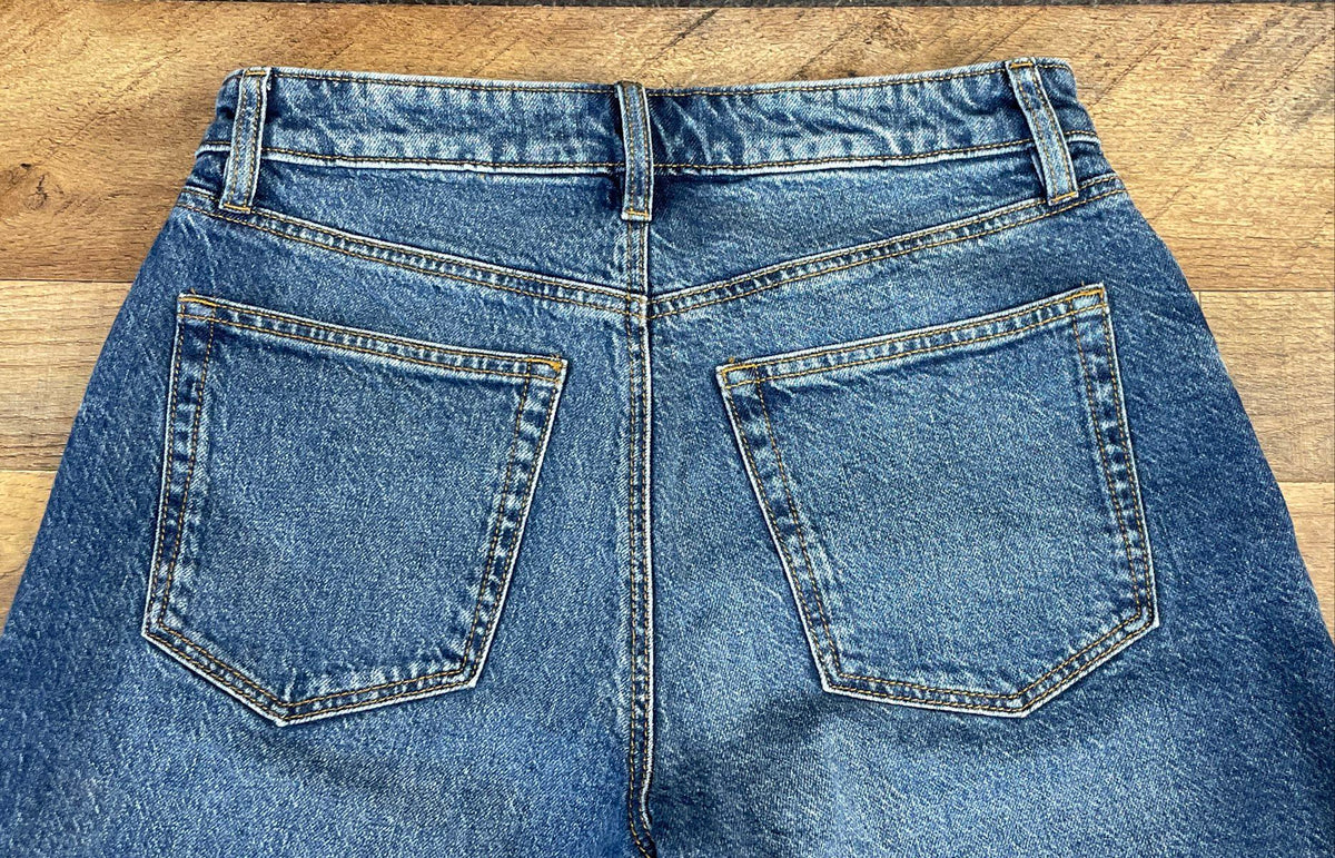 Rivete Denim Women's Blue Curvy Fit Bermuda Shorts Sz 24P