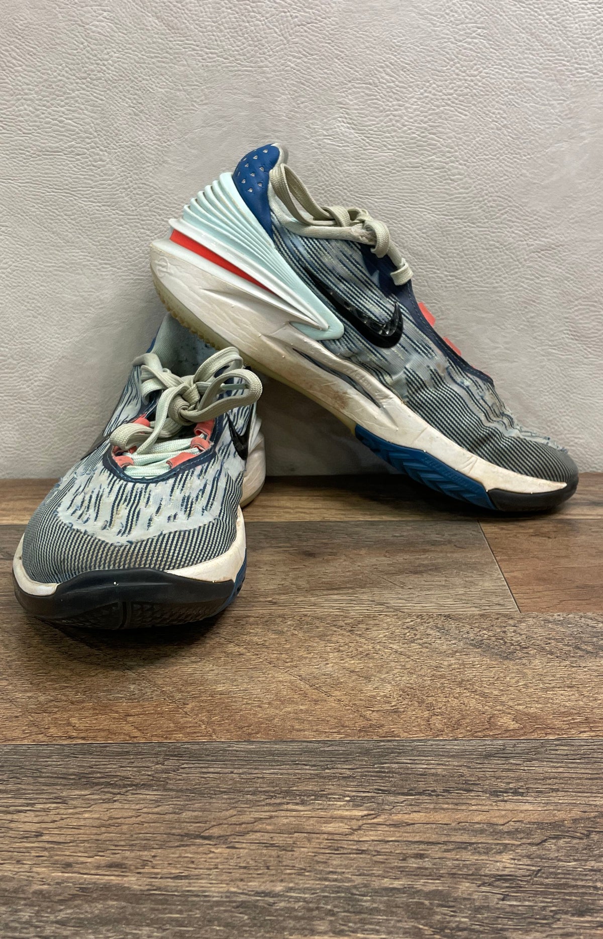 Nike Giannis Immortality Blue Black Orange Basketball Shoes Size 8