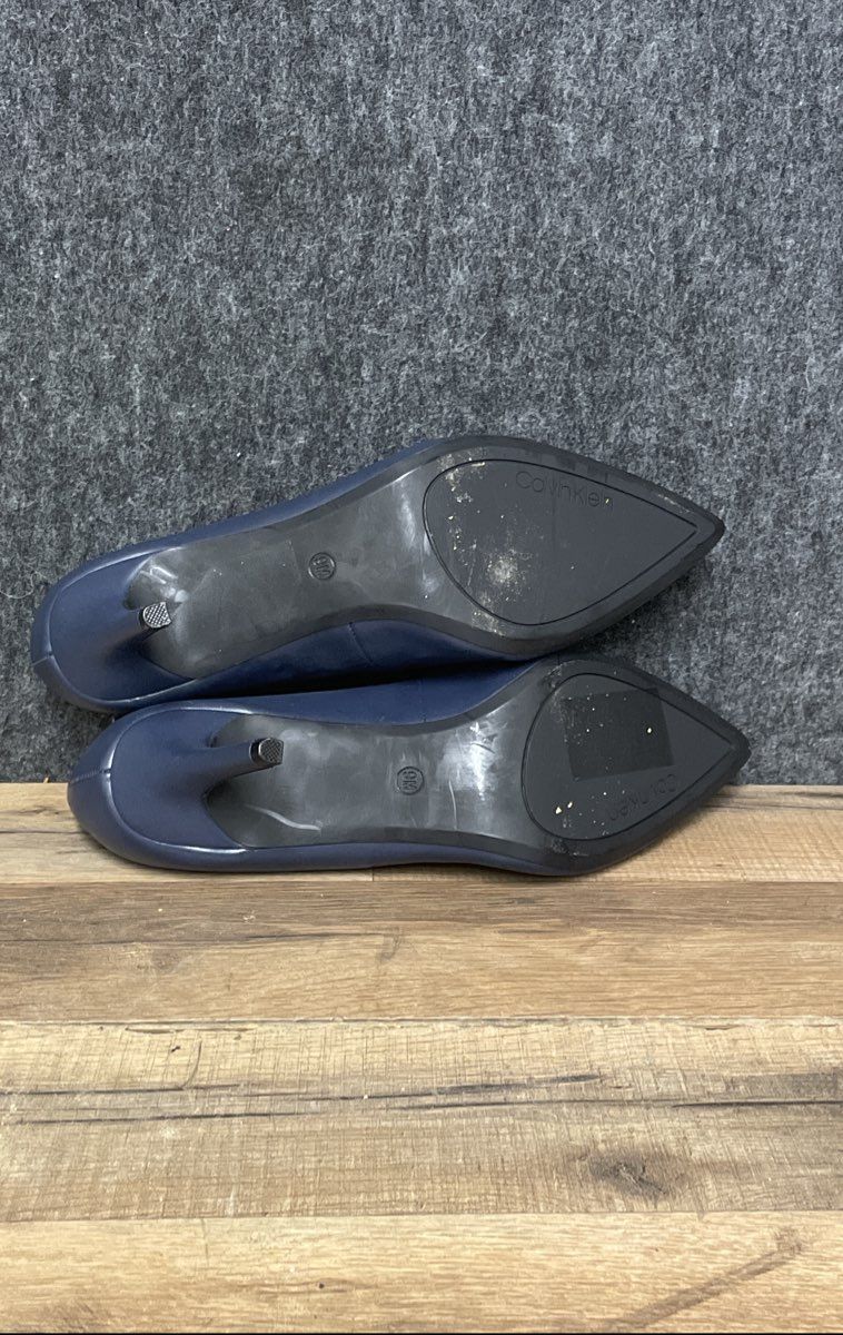 Calvin Klein Greta Navy Blue Pointed Toe Stiletto Pumps Women's Size 9
