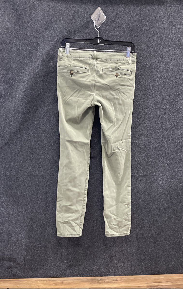 American Eagle Women's Olive Green Super Stretch Skinny Chino Pants Size 6