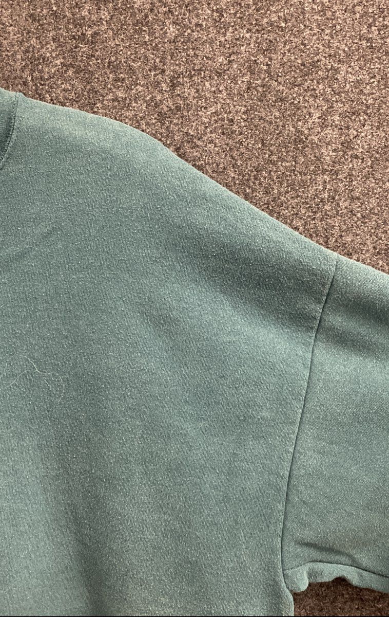 Vintage 90s Jerzees Men's Teal Green NuBlend Crewneck Sweatshirt Size 3X