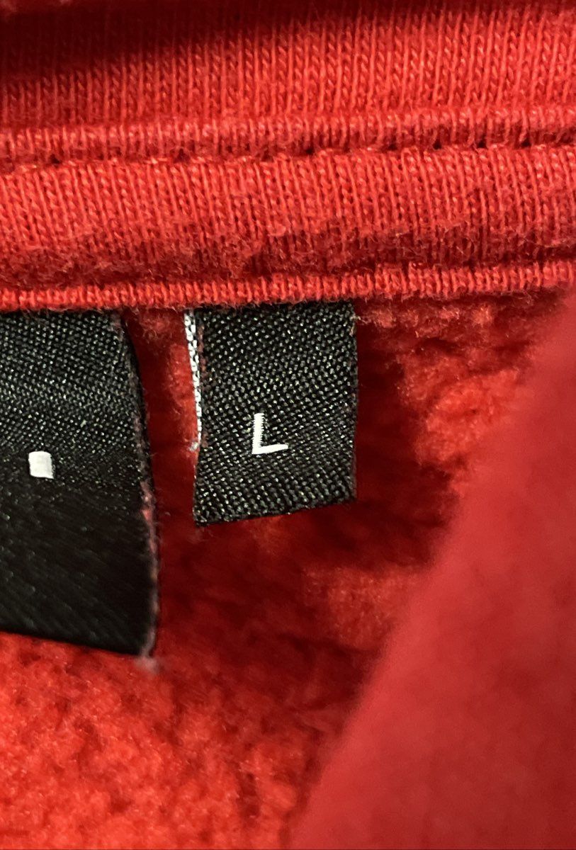 Sonneti London Men's Red Pullover Hoodie Sweatshirt Logo Kangaroo Pocket Sz L