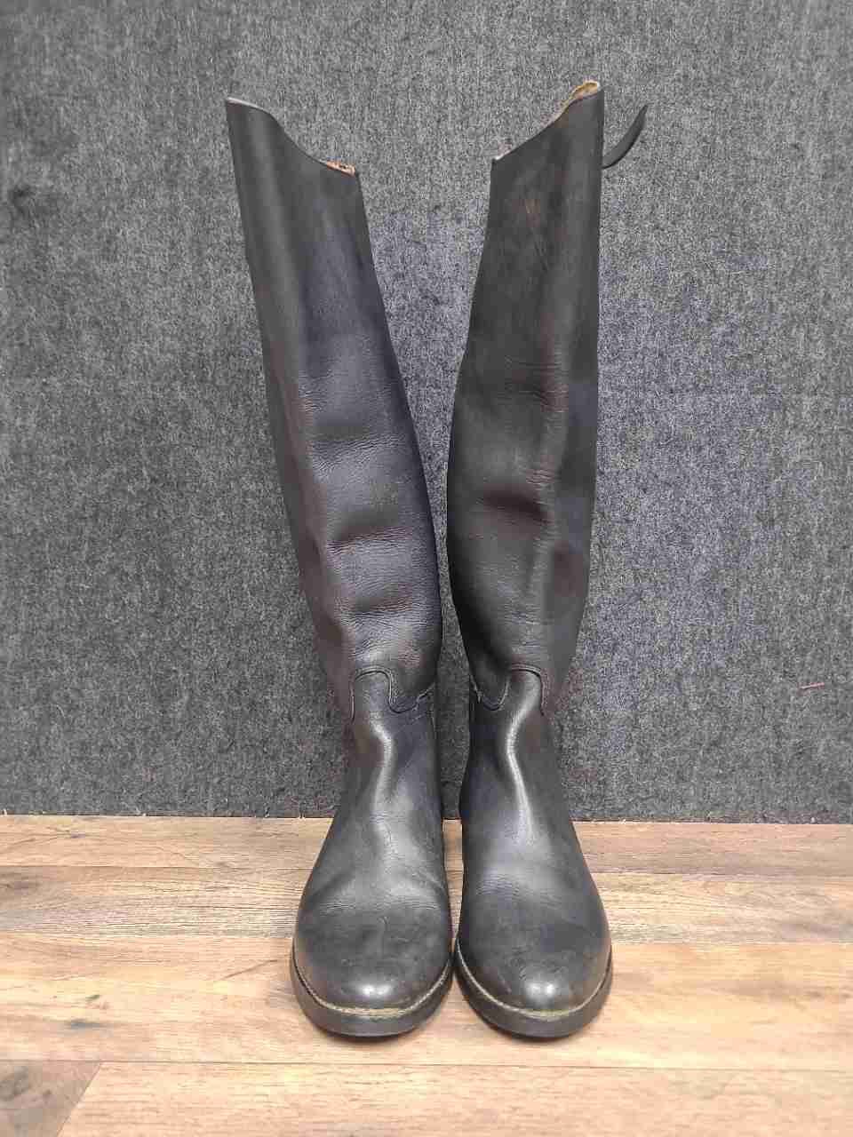 Sovereign by Miller's Black Leather Tall English Riding Dress Boots Size 39