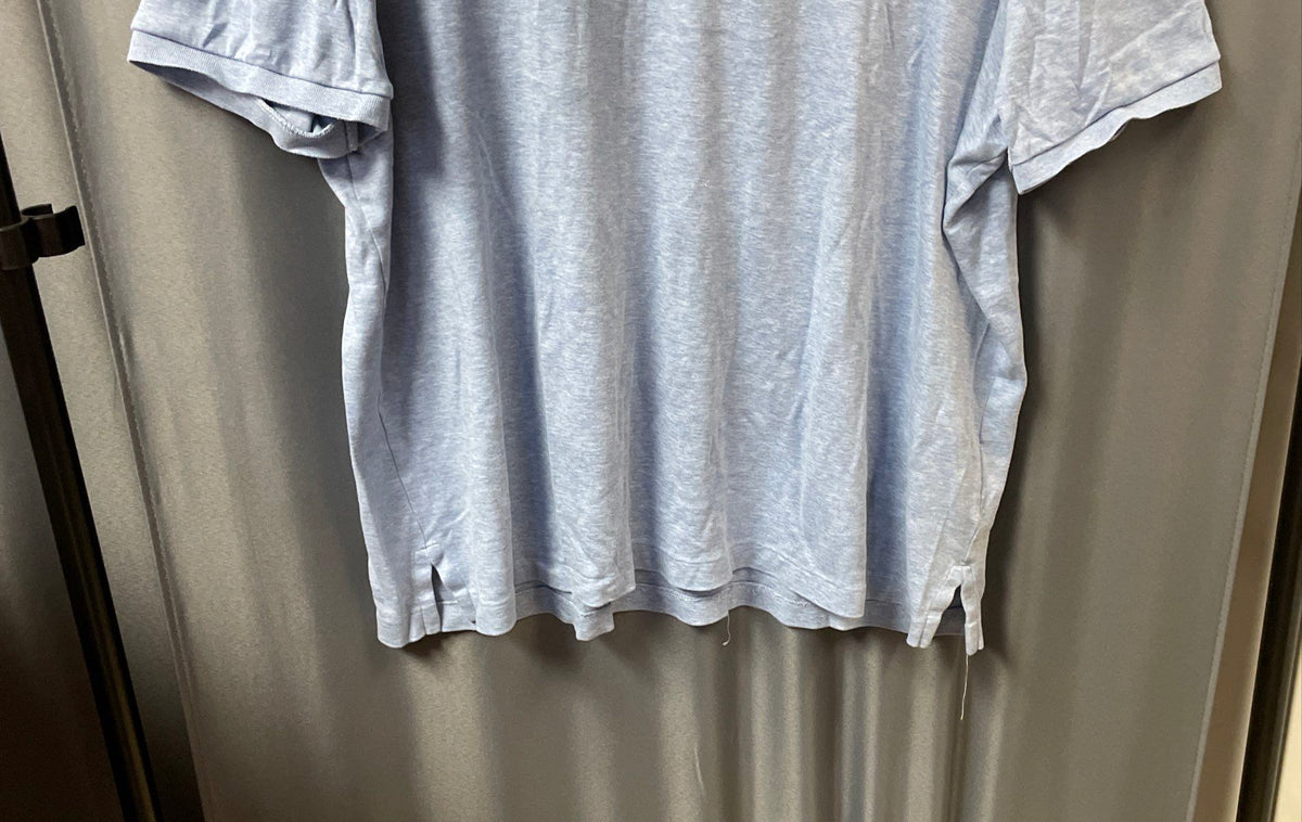 Polo Ralph Lauren Men's Polo Golf Shirt Light Blue Heather Classic Fit Sz XL