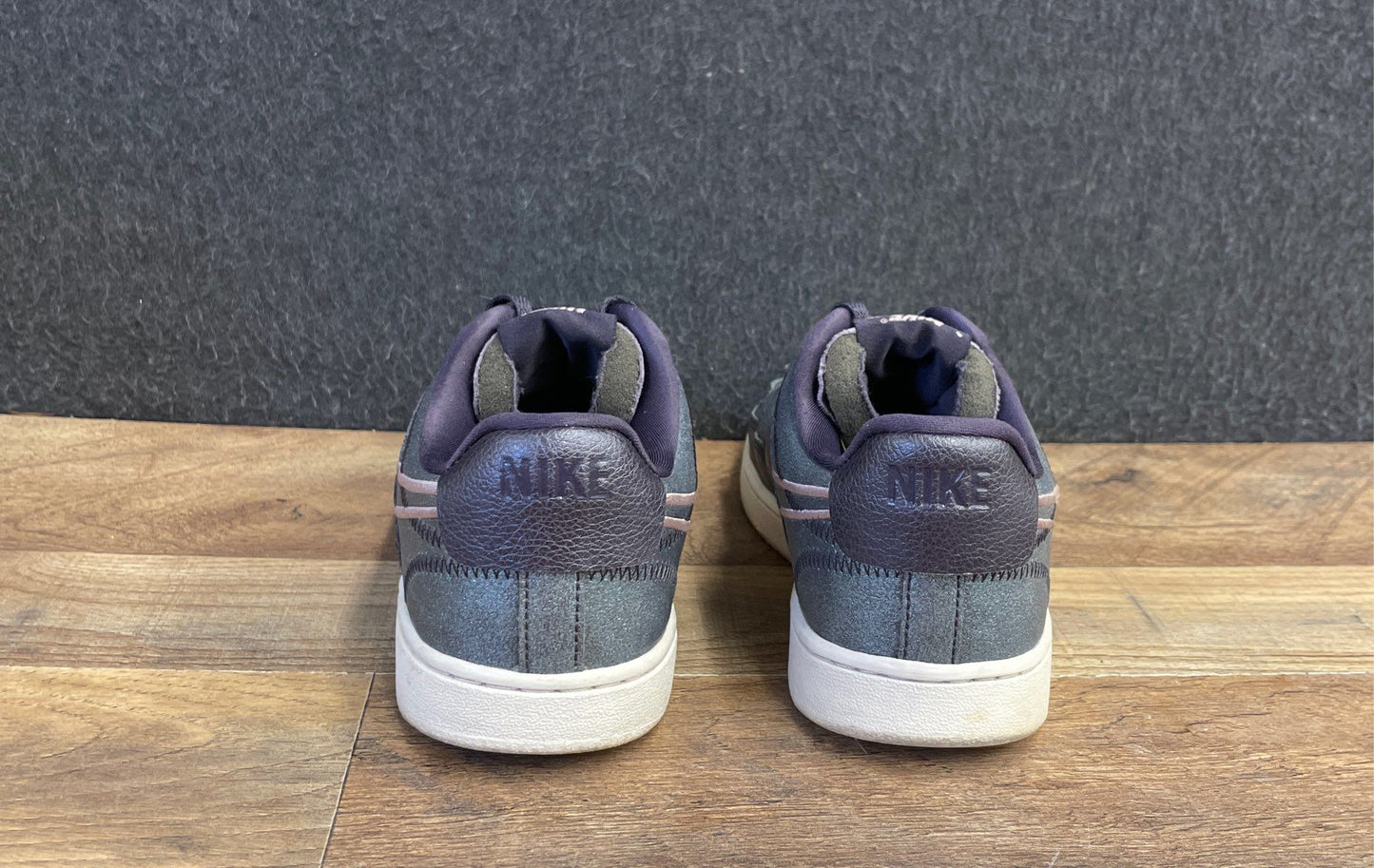Nike Court Vision Low Cave Purple Iridescent Women's Sneakers Size 8