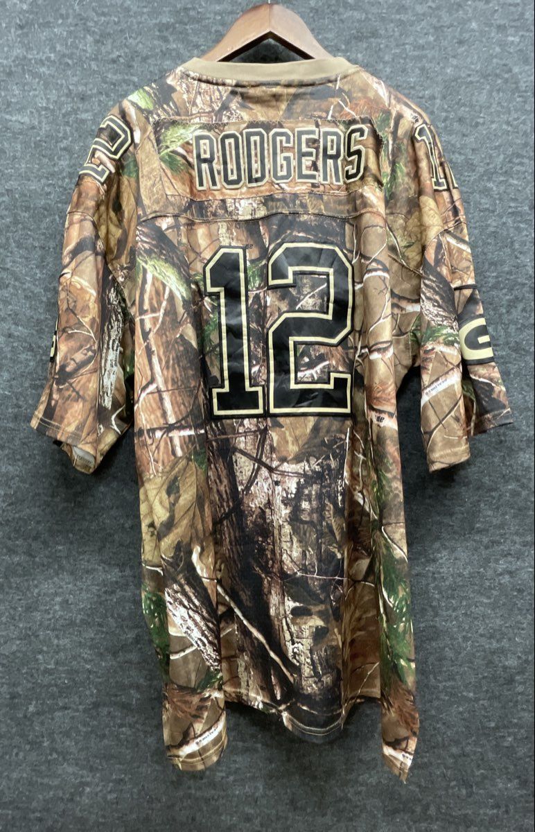 Nike Aaron Rodgers Green Bay Packers Realtree Camo Football Jersey Stitched 48